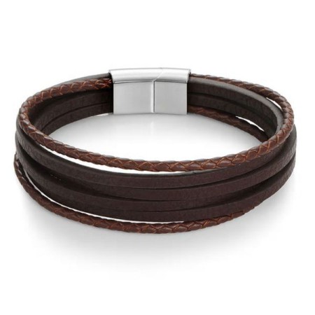 Leren Armband Utah Bruin